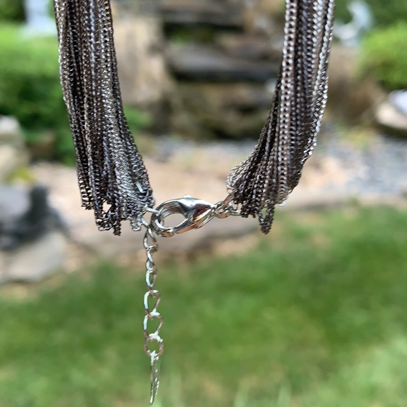 New NWOT mesh two tone bracelet with 1” extender - Picture 7 of 8